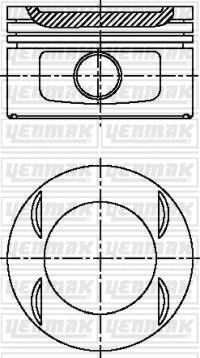 Piston YENMAK 31-04499-000