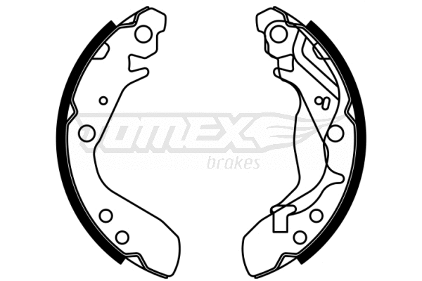 Jeu de mâchoires de frein TOMEX Brakes TX 23-01