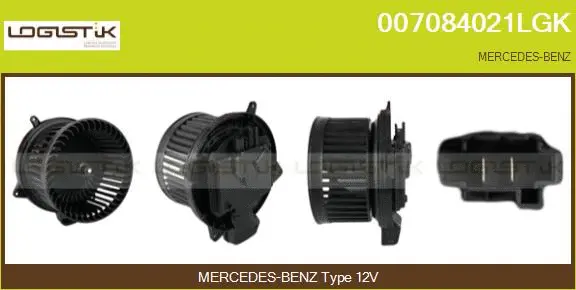 Pulseur d'air habitacle LGK 007084021LGK