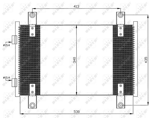 Condenseur, climatisation NRF 35501