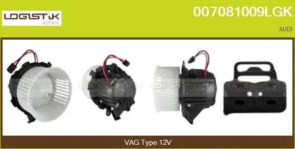 Pulseur d'air habitacle LGK 007081009LGK