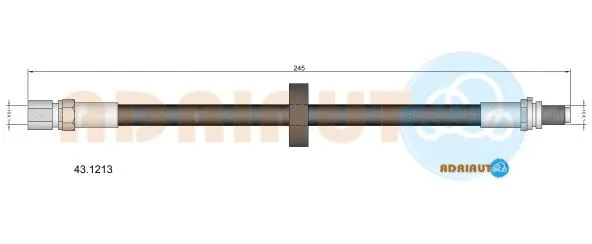 Flexible de frein ADRIAUTO 43.1213