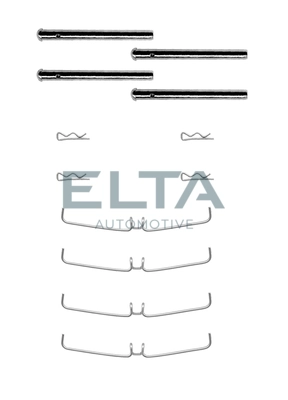 Kit d'accessoires, plaquette de frein à disque ELTA AUTOMOTIVE EA9022