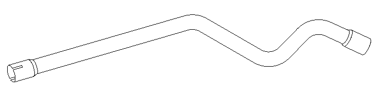 Tuyau d'échappement Vellerand 14504