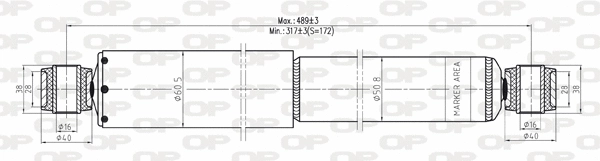 Amortisseur OPEN PARTS SAB8115.32