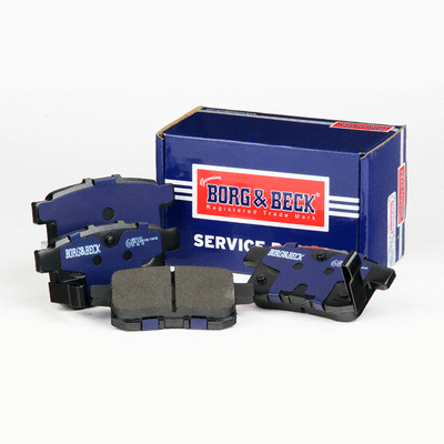 Kit de plaquettes de frein, frein à disque BORG & BECK BBP2103