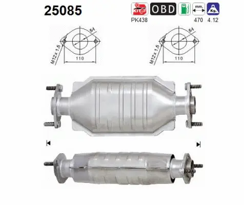Catalyseur AS 25085