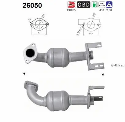Catalyseur AS 26050