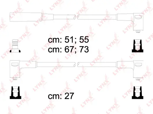 Kit de câbles d'allumage LYNXAUTO SPC4609