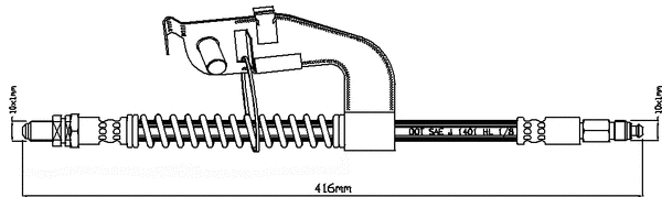 Flexible de frein JURATEK JBH1043L