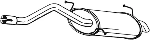 Silencieux arrière BOSAL 154-191