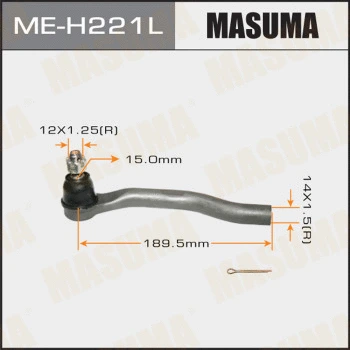 Rotule de barre de connexion MASUMA ME-H221L