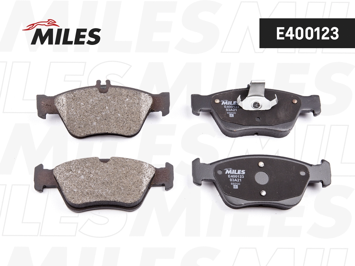 Kit de plaquettes de frein, frein à disque MILES E400123