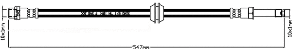 Flexible de frein JURATEK JBH1222