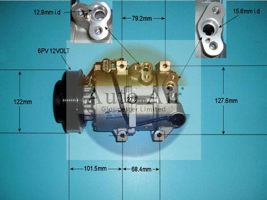 Compresseur, climatisation AUTO AIR GLOUCESTER 14-9772