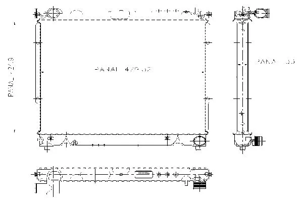 Radiateur, refroidissement du moteur ORDONEZ 1020778803