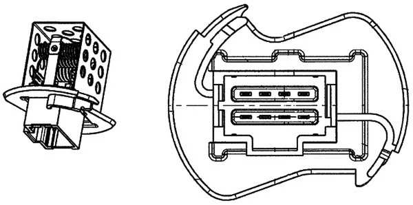 Régulateur, pulseur d'air habitacle MAHLE ABR 90 000P