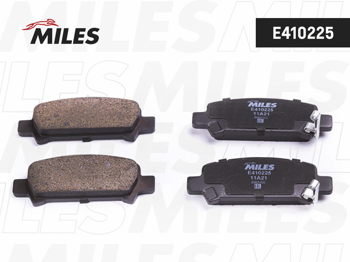 Kit de plaquettes de frein, frein à disque MILES E410225