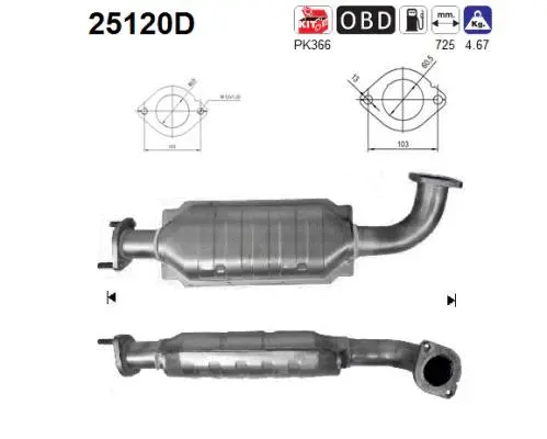 Catalyseur AS 25120D