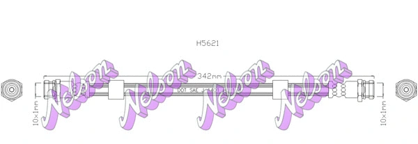 Flexible de frein KAWE H5621