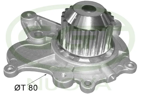 Pompe à eau, refroidissement du moteur GGT PA12586