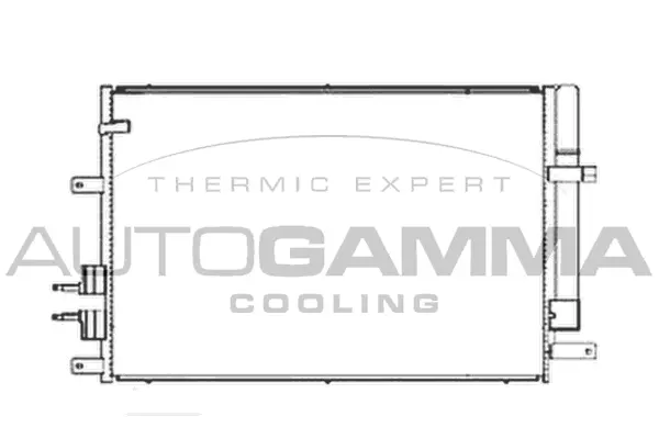Condenseur, climatisation AUTOGAMMA 103717