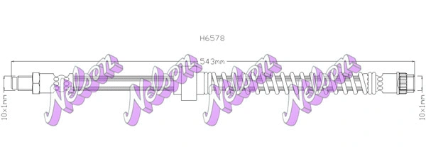 Flexible de frein KAWE H6578