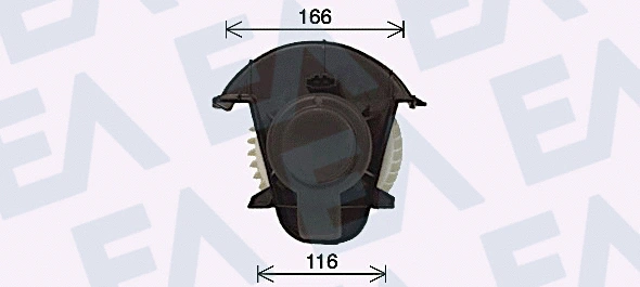 Moteur électrique, pulseur d'air habitacle EACLIMA 42A77016