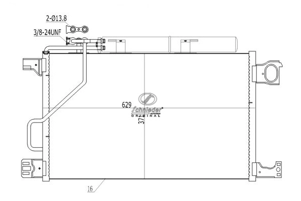 Condenseur, climatisation SCHNIEDER AUTOTECH BZS85.00169