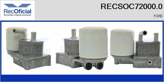 Radiateur d'huile RECOFICIAL RECSOC72000.0