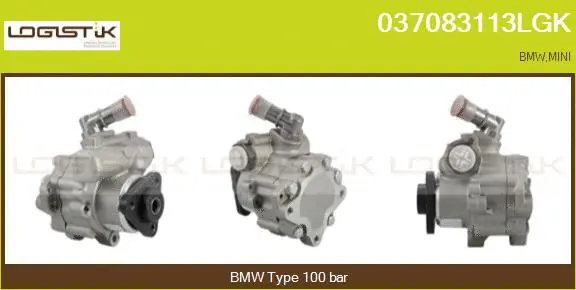 Pompe hydraulique, direction LGK 037083113LGK