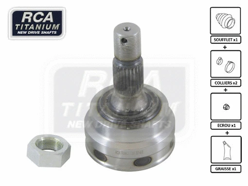 Jeu de joints, arbre de transmission RCA FRANCE CI01