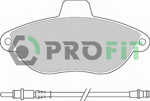 Kit de plaquettes de frein, frein à disque PROFIT 5000-1002 C