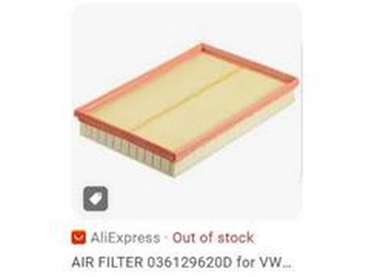 Filtre à air ZPY 036129620D