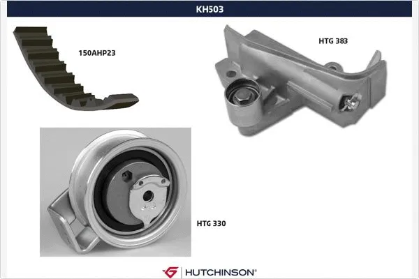 Kit de courroie crantée HUTCHINSON KH 503