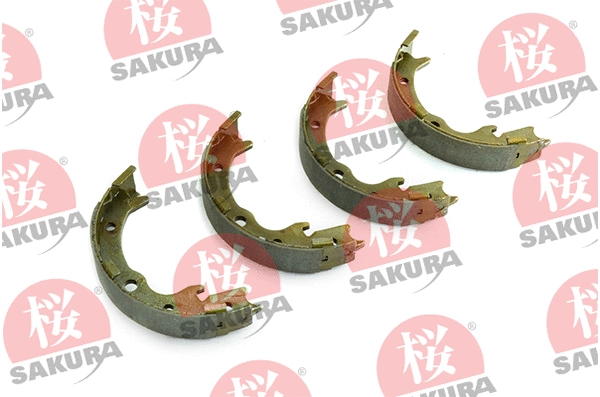 Jeu de mâchoires de frein, frein de stationnement SAKURA 602-00-6612