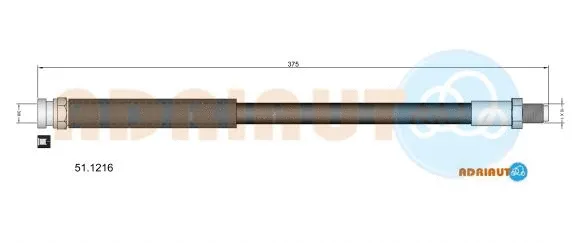 Flexible de frein ADRIAUTO 51.1216