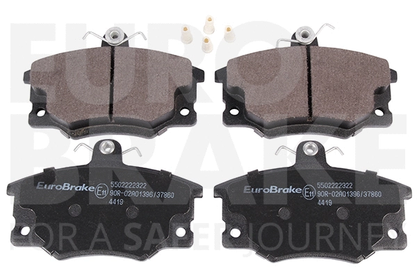 Kit de plaquettes de frein, frein à disque EUROBRAKE 5502222322