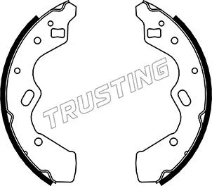 Jeu de mâchoires de frein TRUSTING 049.153
