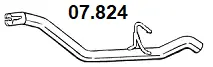 Tuyau d'échappement NOVAK 07.824