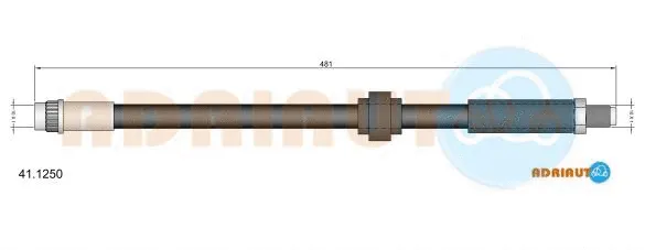 Flexible de frein ADRIAUTO 41.1250
