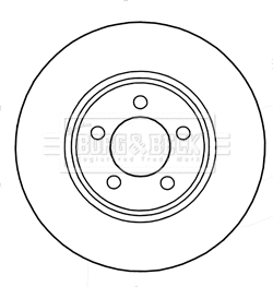 Disque de frein BORG & BECK BBD5318