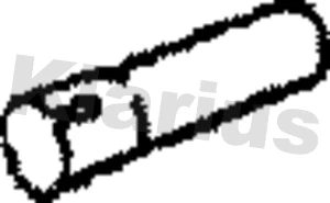 Tuyau d'échappement KLARIUS 460006