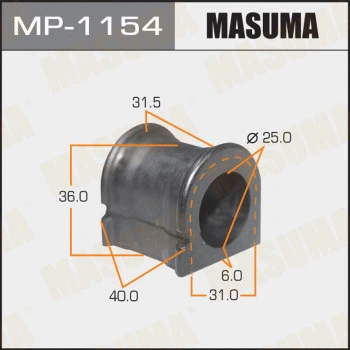 Coussinet de palier, stabilisateur MASUMA MP-1154