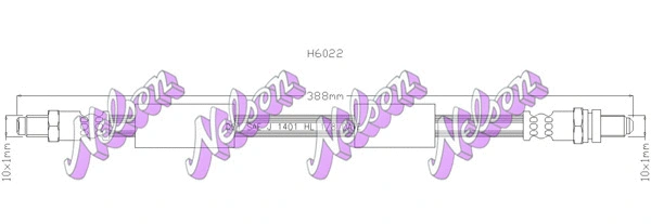 Flexible de frein KAWE H6022
