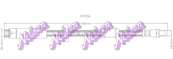 Flexible de frein KAWE H4506