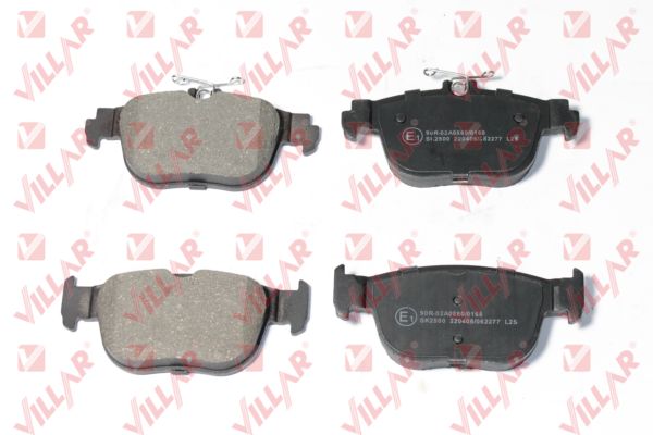 Kit de plaquettes de frein, frein à disque VILLAR 626.2277