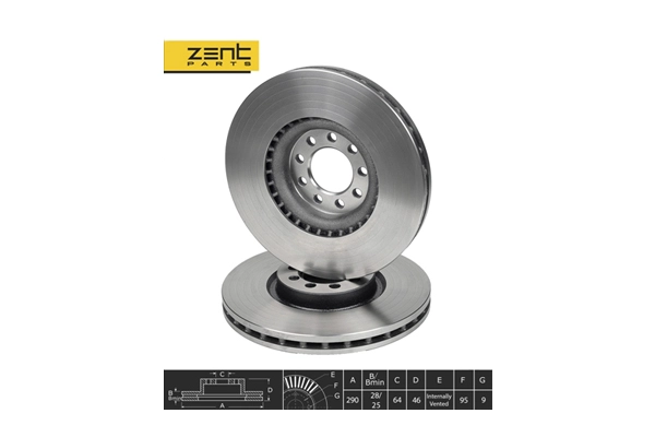 Disque de frein ZentParts Z06158