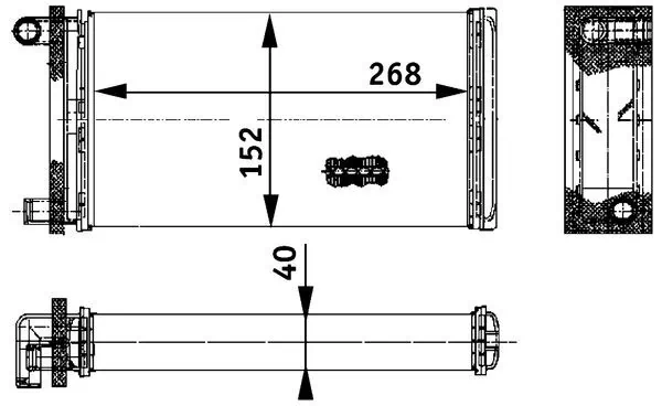 Système de chauffage MAHLE AH 121 000P