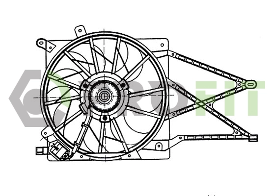 Ventilateur, refroidissement du moteur PROFIT 1850-0003